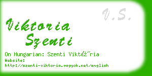 viktoria szenti business card